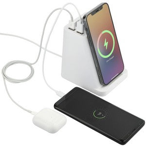 Wireless Charging Pen Holder w/ Dual Outputs