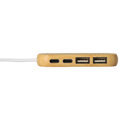 Bamboo Dual Port USB & Type-C Hub