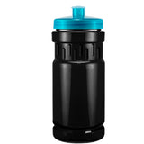 Black/Translucent Aqua Blue Lid