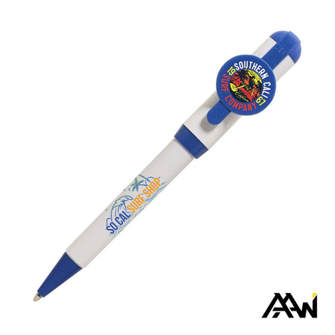 Jumbo VividPrint? Billboard Twist White Pen - Colored Accent