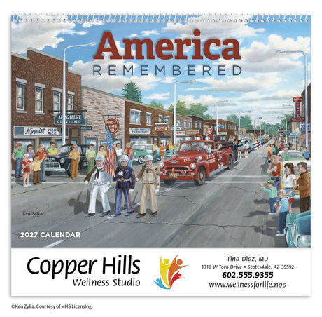 HotLine Products America Remembered Appointment Calendar - Spiral cover image