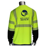 Class 3 Long Sleeve Black Bottom Front T-Shirt