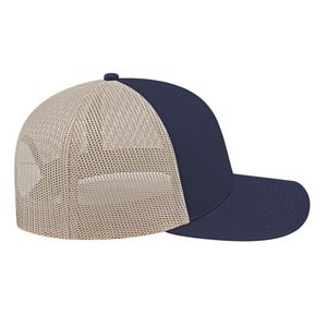 000379 Cap America Poly/Cotton Trucker Mesh Back Cap