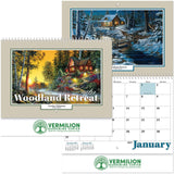 Woodland Retreat Spiral Wall Calendar