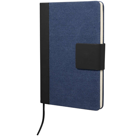 5.5'' x 8.5'' FSC® Recycled Canvas Bound Notebook