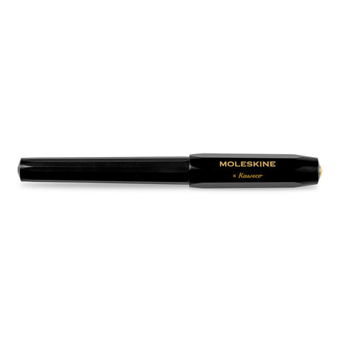 Moleskine X-Large Notebook and Kaweco Pen Gift Set - Black