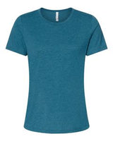Heather Deep Teal Blue Blank