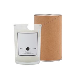 8 Oz. Scented Tumbler Candle In A Cardboard Gift Tube With Metal Lids