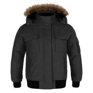 Intense Ladies Cold Weather Bomber Jacket w/Detachable Hood