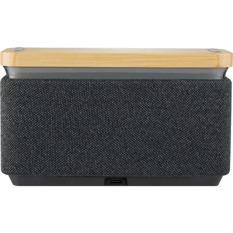Boost Fabric and Bamboo Wireless Charging Speaker