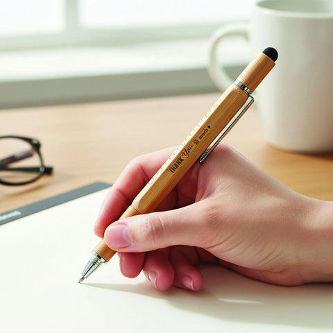 Jorge Bamboo Pen with Stylus
