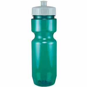 22 Oz. Translucent Bike Bottle w/ Push Pull Lid