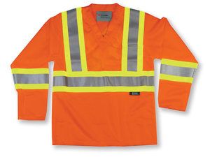 Orange Mesh Safety Shirt