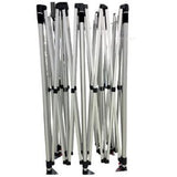 Full Tent Package 2, 20' Sublimated Tent Kit, Single sided 20' backwall, 2 single side half sidewall