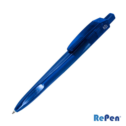 RePen? Squared Translucent Clicker rPET Pen