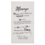 100% Cotton White Tea Towel 17X30
