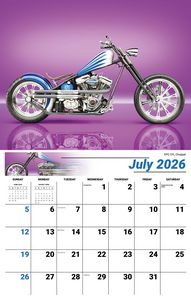 Galleria Wall Calendar 2026 Motorcycle Mania Calendar