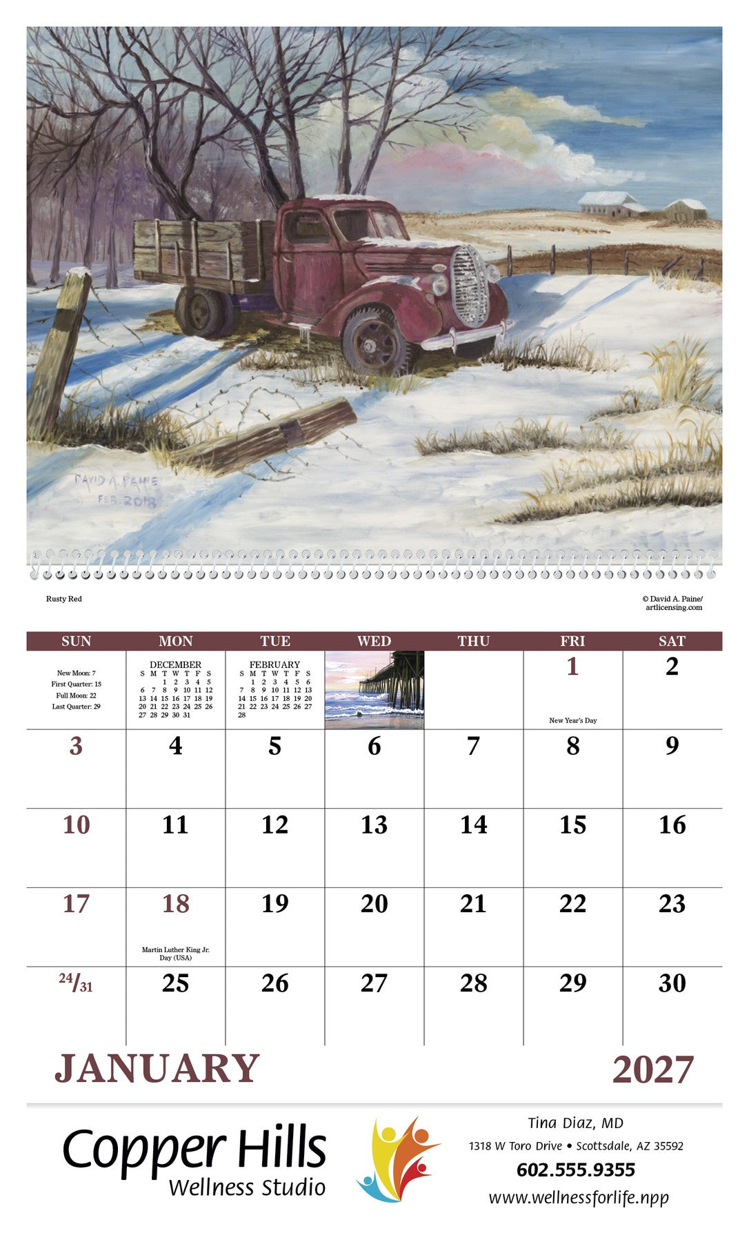 Good Value Scenic Memories - Spiral Calendar open image