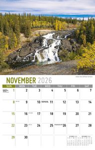 Galleria Wall Calendar 2026 Scenes of Western Canada