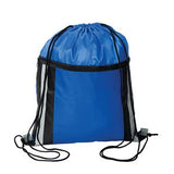 Cinch Dazzler Reflective Drawstring Backpack with Zipper