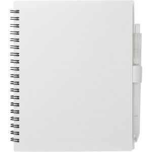 5.5'' x 7'' FSC® Recycled Spiral Notebook w/ RPET Pen