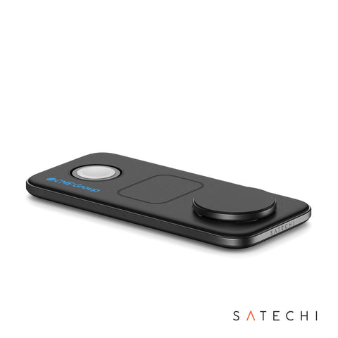 SATECHI® Qi2 Trio Wireless Charging Pad w/Type A,C,G Plugs
