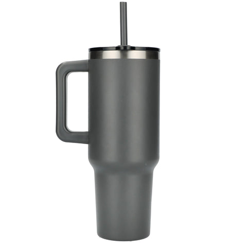 Pinnacle 40 oz Vacuum Insulated Eco-Friendly Travel Tumbler With Straw
