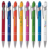 Ellipse Softy Brights w/Stylus - ColorJet - Full-Color Metal Pen