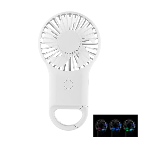 Rechargeable Handheld Fan With Carabiner 2.0