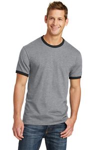 Port & Company® Men's Core Cotton Ringer Tee