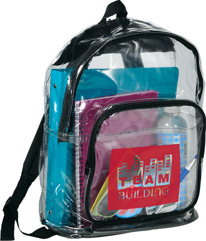 Rally Event Friendly Clear Backpack