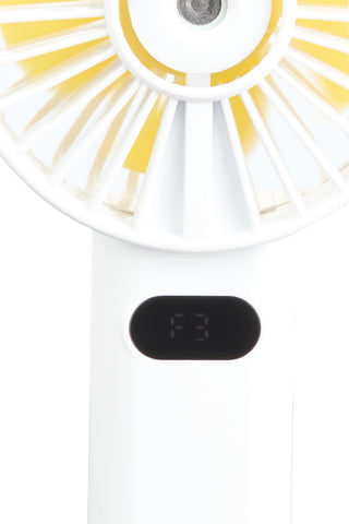 Rechargeable Portable LED Fan with Water Mist