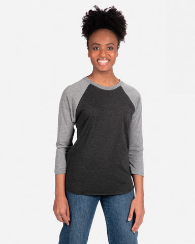 Next Level® Unisex Triblend Three-Quarter Raglan T-Shirt