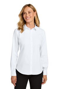 Port Authority® Womens Long Sleeve Nailhead Easy Care Shirt