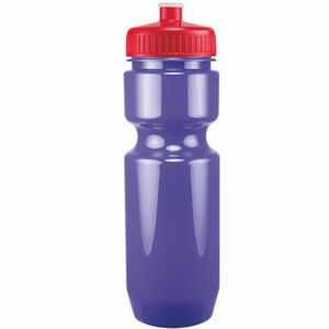22 Oz. Bike Bottle w/ Push Pull Lid - Solid Colors