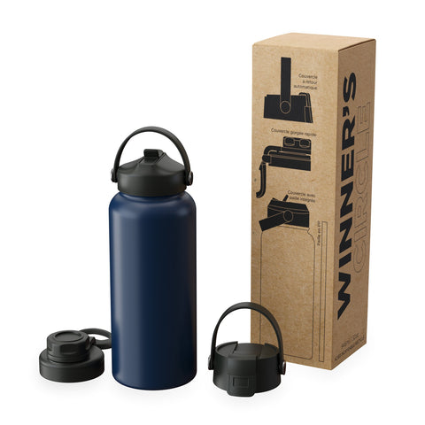 Winner'S Circle 32oz Recycled Stainless Bottle W/ Cap Kit