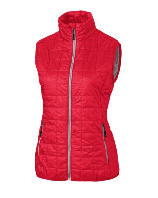 Cutter & Buck Rainier PrimaLoftÂ® Womens Eco Insulated Full Zip Puffer Vest