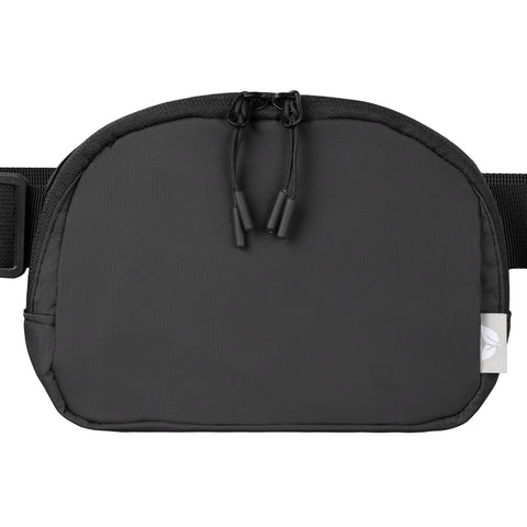 Taiga rPET Nylon Zippered Waist Bag - 40 oz - Heat Transfer