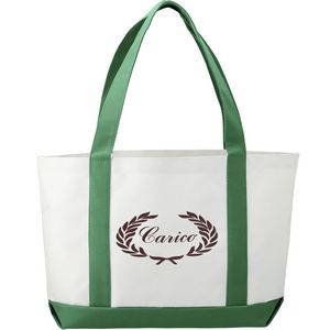 000271 Large Canvas Boat Tote Bag