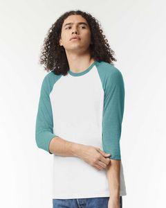 American Apparel® Unisex CVC Raglan Tee Shirt
