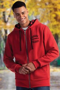 Custom Men's Full Zip Hoodie w/Kangaroo Pocket