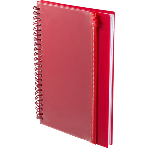 5.5'' x 8.5'' Spiral Notebook with Clear Pocket