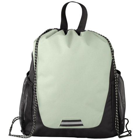 Jotun Recycled Polyester Pocketed Drawstring Bag - 2.6 gal - Heat Transfer