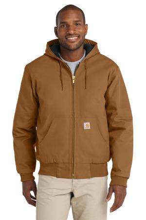 Carhartt® Quilted-Flanne-Lined Duck Active Jacket