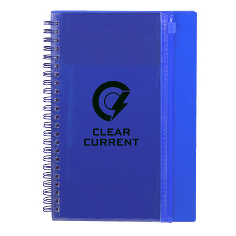 5.5'' x 8.5'' Spiral Notebook with Clear Pocket