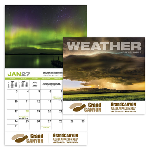 HotLine® Products Weather Almanac Appointment Calendar - Stapled