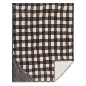 Field & Co.r Double Sided Plaid Sherpa Blanket