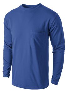 Zorrel® Men's Dri-Balance™ Long-Sleeve T-Shirt w/Pocket