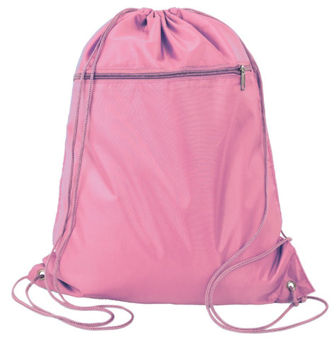 Q-Tees Polyester Cinchpack Bag (Blank)