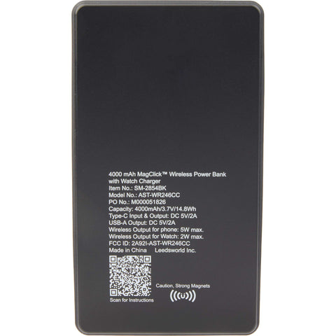 4000mAh MagClick™ PowerBank with iWatch Charger